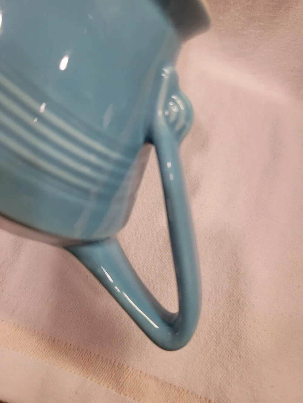 Vintage Homer Laughlin Harlequin Turquoise Sauce Boat Gravy Boat